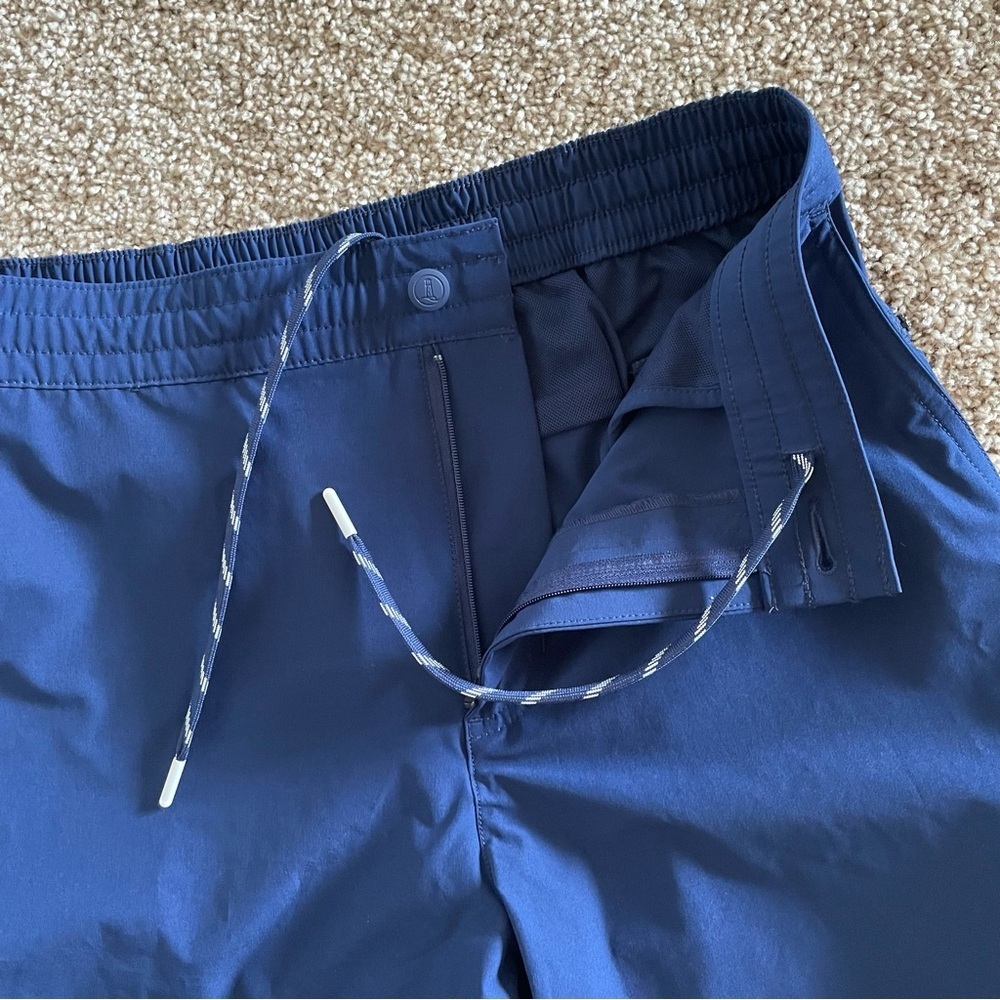 Lands’ End Active Shorts Men’s M Navy 8.5” Inseam Utility Hiking Outdoors - Picture 6 of 11